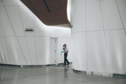Surface wetness for disinfection